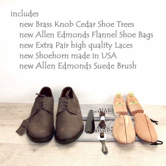 NIB * Allen Edmonds SURREY Horween 8.5 D *newTrees - Picture 4 of 8